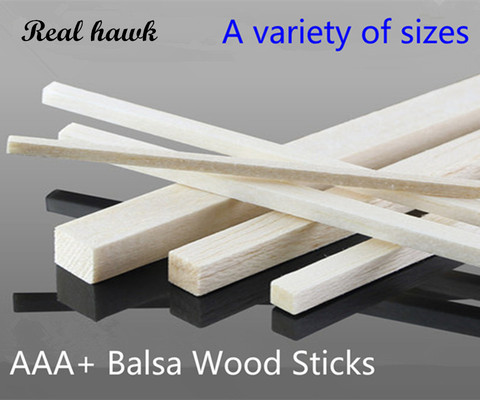 25 pièces de 200mm de long, 1, 5x1. Barre carrée longue en bois AAA +, bâtons de Balsa pour modèle d'avion/bateau, bricolage, 5/2x2/3x3/4x4/5x5/6x6mm ► Photo 1/4