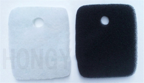 JEBO – 4 pièces/lot filtre blanc spécial, coton bio-coton noir pour baril de filtre 835 838 839 825 828 829 cylindre extérieur ► Photo 1/4