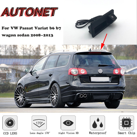 AUTONET – caméra de surveillance arrière pour poignée de voiture, vision nocturne, pour Volkswagen VW Passat Variat b6 b7 wagon sedan 2008 ~ 2015 ► Photo 1/6