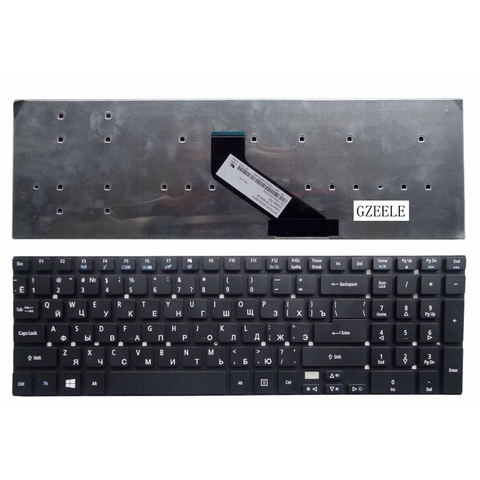 Clavier d'ordinateur portable russe RU pour Acer Aspire E5-521 E5-521G E5-571 E5-511 E5-511G E5-571G Z5WAH E1-511P ► Photo 1/6