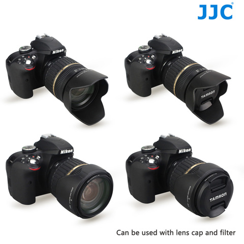 JJC – pare-soleil de caméra, pour Tamron AF 18-200mm F/3.5-6.3 Di II LD asphérique [IF] MACRO (modèle A14 ,A031, A061), remplace AD06 ► Photo 1/6
