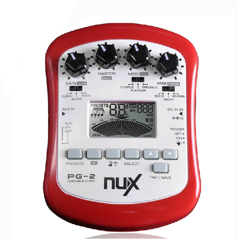 NUX-guitare Portable multi-effets chromatique PG-2, accordeur à pédales, Metronome et guitare avec porte de bruit, flambant neuf ► Photo 1/3
