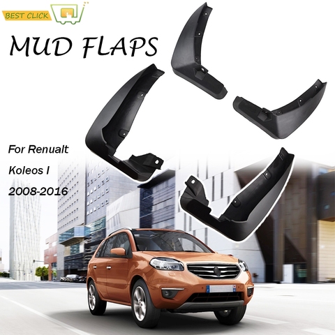 Ensemble De Voiture Mud Flaps Pour Renault Koleos 1 2008-2016 Bavettes Splash boue Mud Flap Garde-Boue Garde-Boue Avant Arrière 2009 2010 2011 2012 ► Photo 1/6