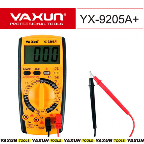 Livraison gratuite YAXUN YX9205A + multimètre numérique électronique numérique compteur universel mise hors tension automatique ► Photo 1/1