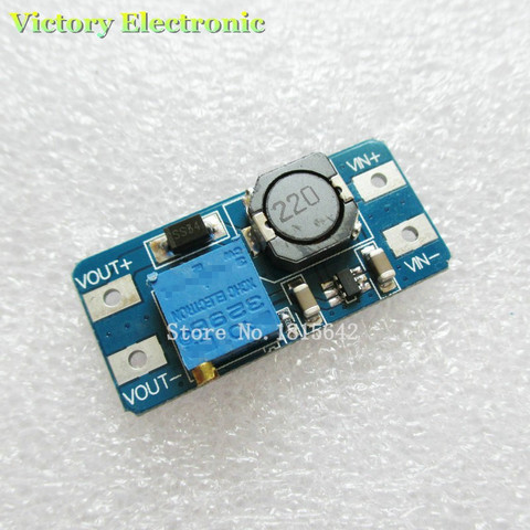 MT3608 DC-DC 2A Module de convertisseur d'alimentation réglable 2-24v ► Photo 1/2