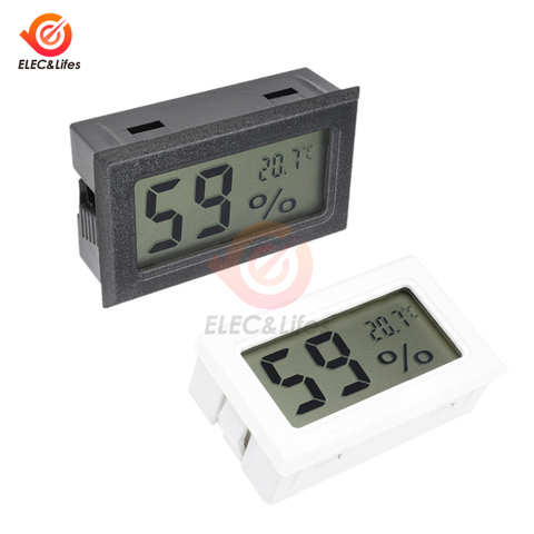 Mini numérique LCD température humidité testeur intérieur chambre thermomètre hygromètre température capteur humidité mètre ► Photo 1/6