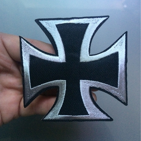 Dessèche Autocollants Allemand Croix De Fer Militaire Médaille Ww2 Valor Guerre Biker Fer-sur Applique Patch S-85 Cool Correctifs Libre gratuite ► Photo 1/1