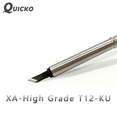 QUICKO XA-pointe de soudage T12-KU, de haute qualité, T12, très petite tête de soudage en forme de couteau pour toutes les stations de soudage de la série T12 ► Photo 1/3