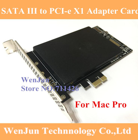 Adaptateur PCI Express SATA III SSD ultra rapide avec port SATA III pour Mac Pro 3.1-5.1 (2008-2012)/OSX 10.8-10.14.5 ► Photo 1/1