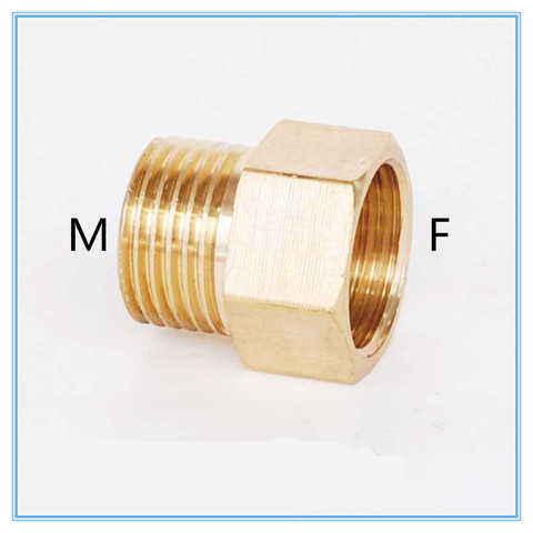 Adaptateur coupleur en laiton fileté en cuivre M/F, M14 x 1.5, M20 x 1.5, 1/4 