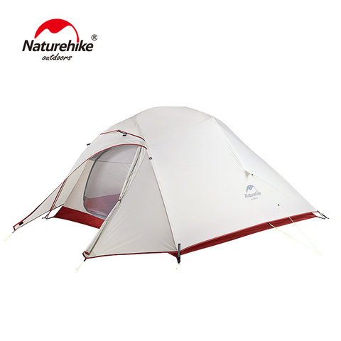 Natureike-tente de Camping en Silicone 20D, autoportante, ultralégère, Double couche, pour 1, 2 ou 3 personnes, mise à jour en nuage ► Photo 1/6