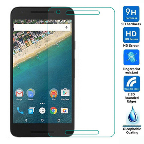 Protecteur d'écran, Film en verre trempé 2.5D antidéflagrant de haute qualité pour LG Google Nexus 5X ► Photo 1/5