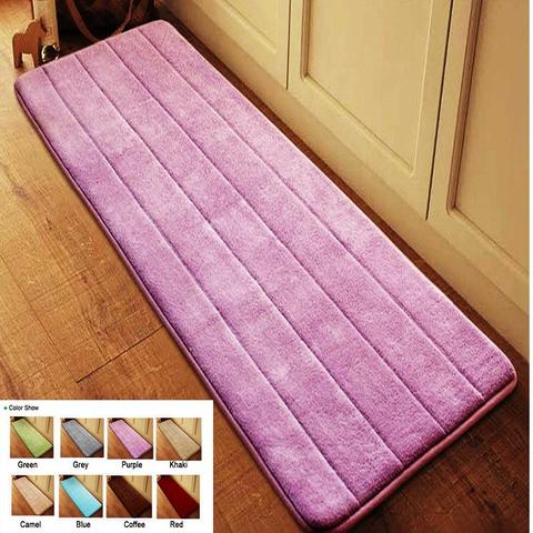 Tapis de sol de cuisine en velours antidérapant, de chevet, porte, absorbant, en mousse à mémoire de forme, pour salle de bain, 40x120cm ► Photo 1/2