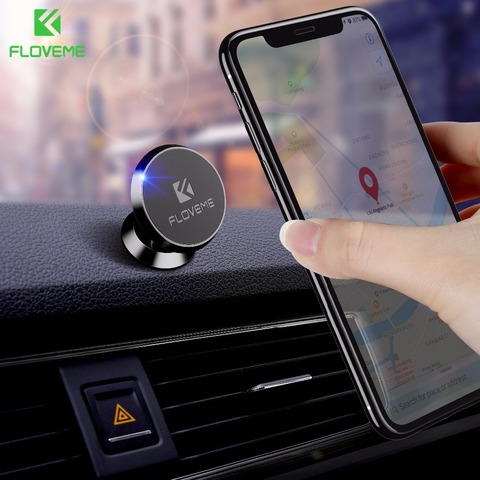 FLOVEME Support de téléphone de voiture magnétique fort pour iPhone Samsung Huawei Xiaomi Support aimant voiture GPS navigateur Support supports de Support ► Photo 1/6