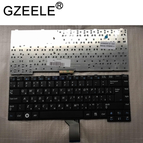 GZEELE – clavier d'ordinateur portable russe, pour SAMSUNG NP-R60 R70 R510 R560 P510 P560 P500 R508 RU, noir BA59-02295C ► Photo 1/3