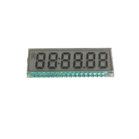 Panneau LCD TN positif à 6 chiffres, 17 broches, sans rétro-éclairage, 3V ► Photo 1/4
