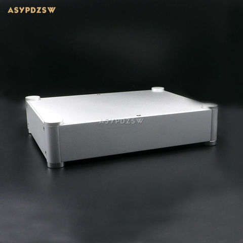 3206 amplificateur aluminium arrondi châssis préamplificateur/DAC/Amp boîtier décodeur/Tube amp boîtier 320*76*250mm ► Photo 1/3