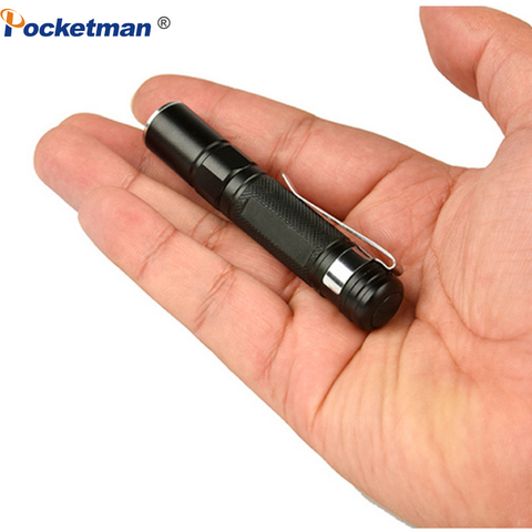 Mini lampe de poche Portable à lumière LED 2000lm, torche de poche, imperméable, batterie AAA, puissante, pour Camping et chasse ► Photo 1/6