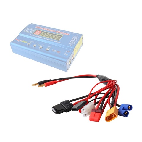 Jeu de fils de chargeur 8 en 1 JST XT60 EC3 FUTABA TAMIYA T TRX, prise pour SKYRC IMAX B6 B6AC, câble adaptateur de chargeur d'équilibre ► Photo 1/6