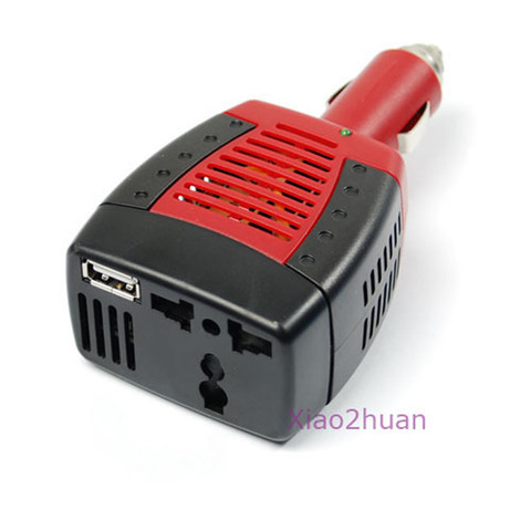 Onduleur chargeur USB 5V 12V à AC | 220V, 75W, adaptateur électrique pour voiture, nouvelle collection ► Photo 1/6