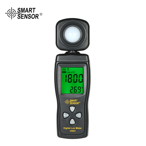 AS803 luxmètre compteur de lumière numérique Lux mètre photomètre uv radiomètre UV LCD luxmètre illuminomètre portable photomètre ► Photo 1/6
