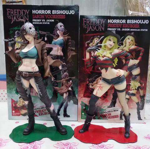 Jouets de figurines en PVC pour femmes, taille 23cm, Freddy Vs Jason, horreur bishoujo ► Photo 1/6