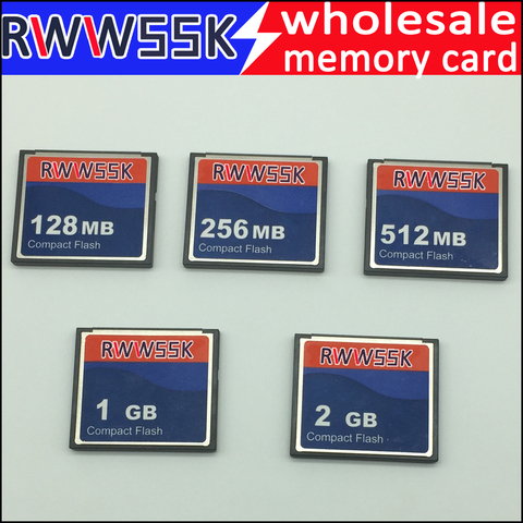 RWWSSK carte flash compacte industrielle cf 64 mo 128 mo 256 mo 512 mo 1 GB 2 GB carte mémoire pour Machine-outil et reflex ► Photo 1/2