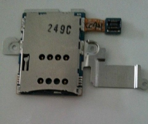 Support de lecteur de carte Sim, avec plateau de prise et câble flexible, pour Samsung Galaxy Note 10.1 N8000, Original, nouveau ► Photo 1/1