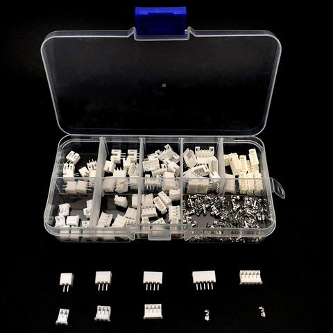 Kit de connecteurs de fil adaptateur JST, 230 pièces, 40 ensembles, PH2.0 2p 3p 4p 5 broches, pas de 2.0mm ► Photo 1/5