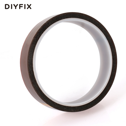 DIYFIX – ruban adhésif Polyimide, 20MM x 33 mètres, résistant à la chaleur, haute température, ruban isolant pour l'industrie électronique BGA ► Photo 1/6