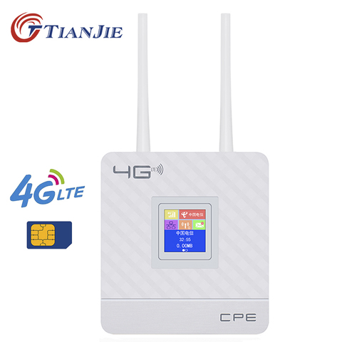 TIANJIE – routeur WIFI sans fil CPE903 3G 4G 2, avec 1 Ports RJ45 et 1 emplacement pour carte sim ► Photo 1/6