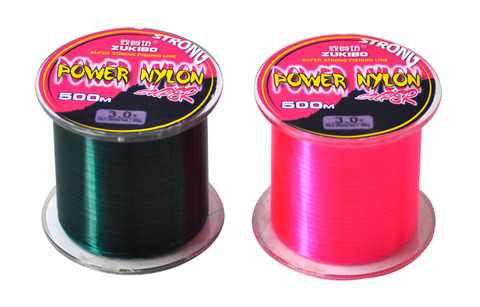 ZUKIBO 500M ligne de pêche en Nylon Super solide ligne de pêche japonaise Monofilament carpe Durable 12 couleurs 5LB-40LB eau salée ► Photo 1/6