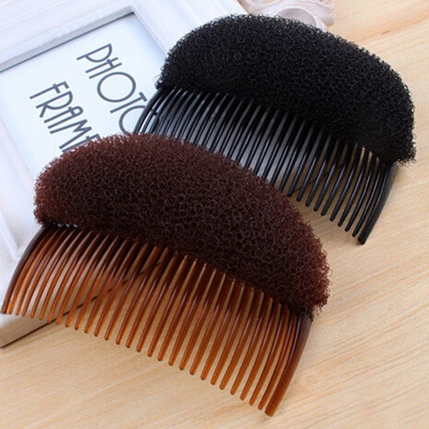 Outils de coiffure magique multifonctions pour filles, accessoires pour cheveux, mèches, noir, brun et blanc, pour faire du chignon à faire soi-même ► Photo 1/6