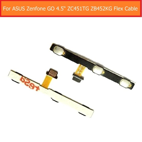 100% bouton de contrôle du Volume d'origine câble flexible pour ASUS Zenfone GO ZC451TG ZB452KG 4.5 