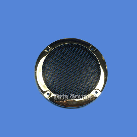 Filet de Conversion pour haut-parleur Audio de voiture, cercle décoratif en maille métallique, 2 