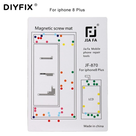 Tapis de vis magnétique professionnel pour iPhone X 8 8P 7P 6 6 Plus 6s, Guide tapis de vis, outil de réparation de téléphone portable 1 pièce ► Photo 1/6