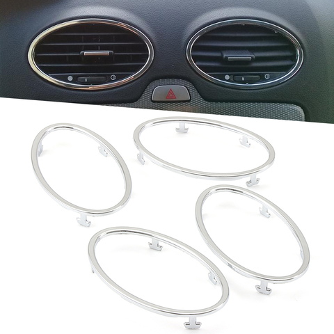 Autocollant de décoration pour garniture de ventilation de climatisation de voiture, accessoires d'intérieur, pour Ford Focus 2 MK2 ► Photo 1/3