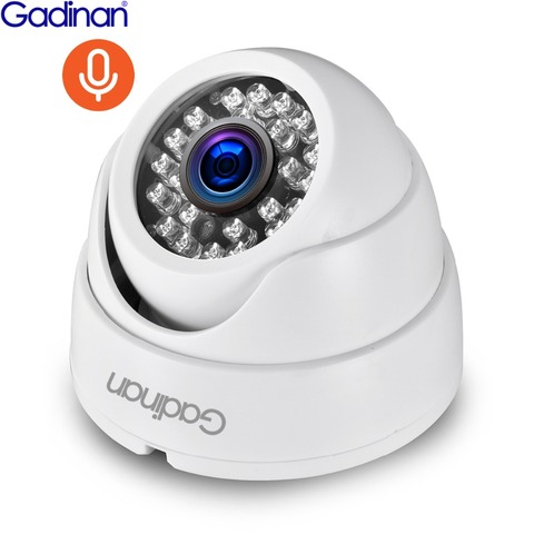 Gadinan – caméra de surveillance dôme intérieure IP POE HD 3MP/1080P, dispositif de sécurité domestique, avec Vision nocturne et protocole Onvif P2P, enregistrement Audio ► Photo 1/6