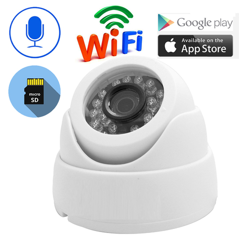Caméra de Surveillance dôme intérieure Ip Wifi 1080P 960P 720P, dispositif de sécurité sans fil, Audio, à infrarouge ► Photo 1/1