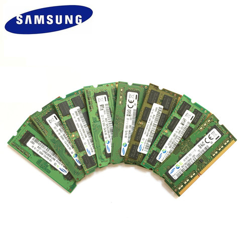 Samsung mémoire d'ordinateur portable DDR3 1GB 2GB 4GB 8GB 1066 1333 1600 MHz PC3-8500S 10600S 12800 Snotebook RAM 10600S 1G 2G 4G pour intel amd ► Photo 1/2