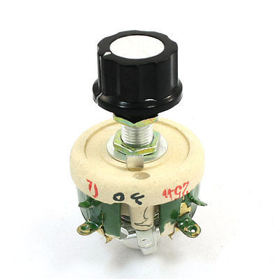 Potentiomètre en céramique torsadé | Rhéostat rotatif supérieur, résistance 25W 30ohm ► Photo 1/1