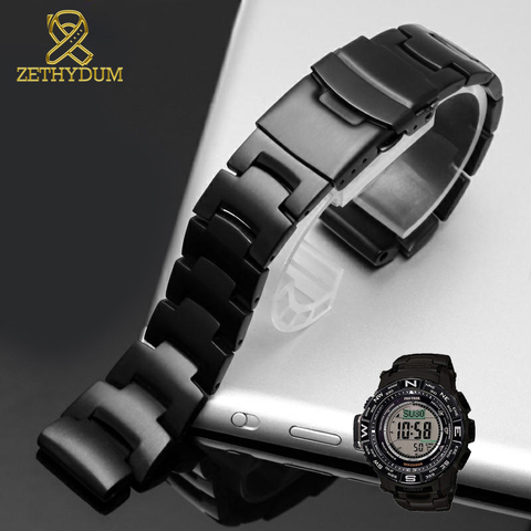 Bracelet de montre solide en acier inoxydable pour PRG260 200 270 250T PR2000 3500 5000 PA2500T bracelet de montre solide en métal bracelet de montre ► Photo 1/6