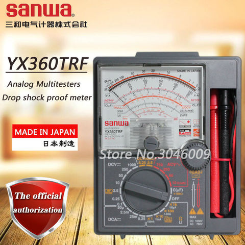 Sanwa YX360TRF Anglog multimètre, type de pointeur multimètre le plus vendu zéro centre instrument 200Mohm résistance mesure ► Photo 1/6