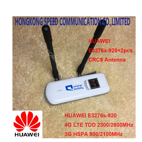 Huawei-Modem 4G LTE E3276S-920, 150 mb/s, WCDMA TDD, débloqué, sans fil, avec 2 pièces, antenne 4g, réseau Dongle ► Photo 1/6