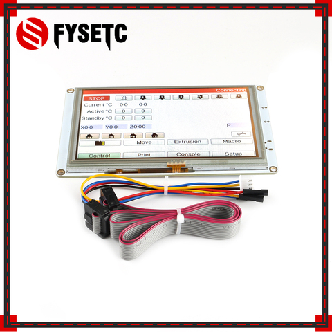 FYSETC 5 ''7'' 5 pouces/7 pouces panneau 5i / 7i intégré contrôleur d'écran tactile couleur pour DuetWifi Duet 2 Ethernet ► Photo 1/5