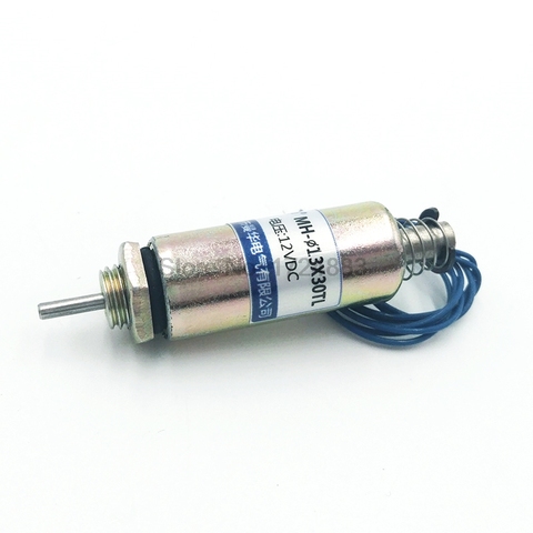 13X30TL Push-Pull type accident type électro-aimant miniature DC 12 V 24 V Tubulaire Électrique Solénoïde Électro-Course 6mm 50g ► Photo 1/6