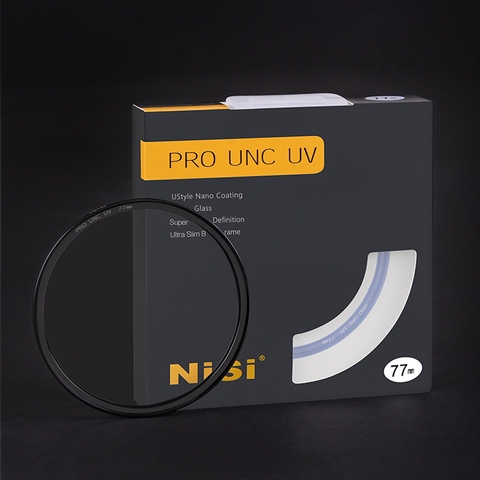NISI protecteur UNC UV lentille filtre verre optique H-K9L 52 58 62 67 72 77 82mm pour Canon Nikon Sony objectif de caméra ► Photo 1/3