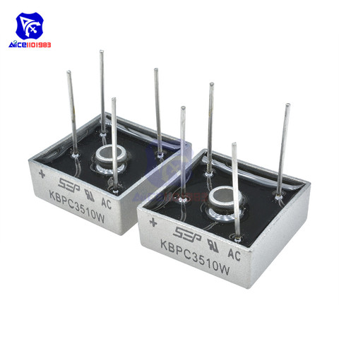 Pont redresseur en Silicone monophasé, 5 pièces/lot, Diode SIP-4 KBPC3510W 35A 1000V, Circuit intégré Original ► Photo 1/3