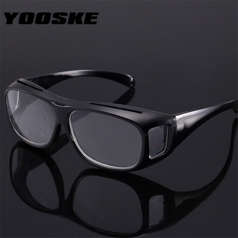 YOOSKE mode grande Vision 1.6/1.8 fois lunettes de lecture magnifie Vision presbytie lunettes + 250.+ 300 ► Photo 1/6