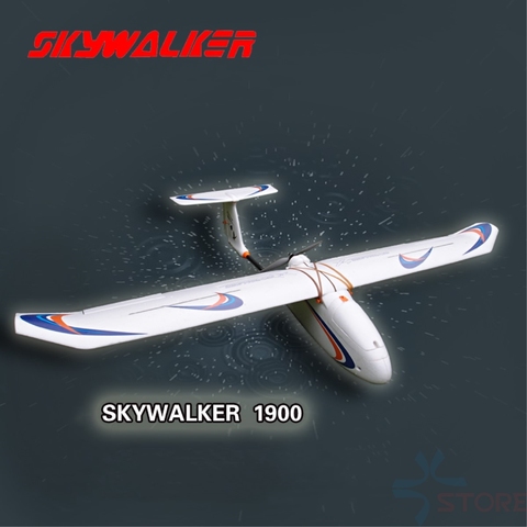 Skywalker avion 1900 mm en fibre de carbone queue version planeur blanc oeb FPV avion RC avion Kit ► Photo 1/6